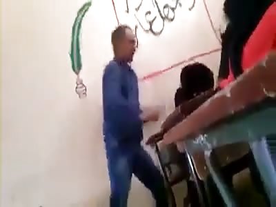 crazy teacher beat young girl