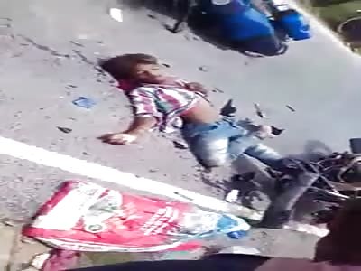 aftermath of brutal accident in india