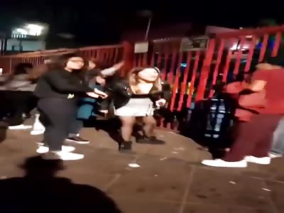 crazy hooker street fight