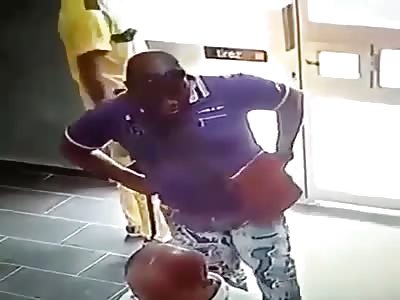 Handicap robbers caught on CCTV raiding a shop.....