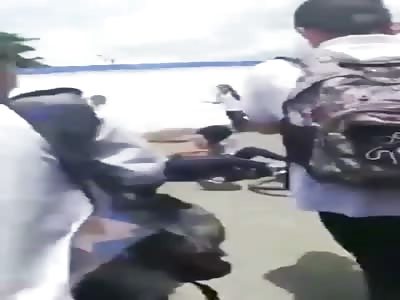 school girl crazy fight