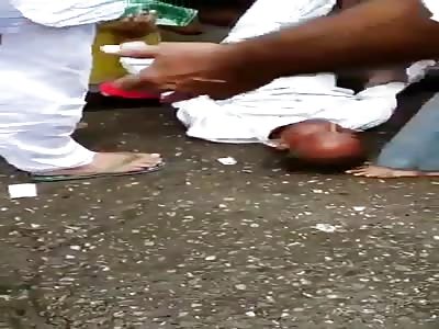 elderly man brutally thrashed by local traders over minor argument
