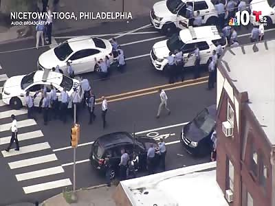Several Philly Police Officers Shot In Ongoing Firefight;