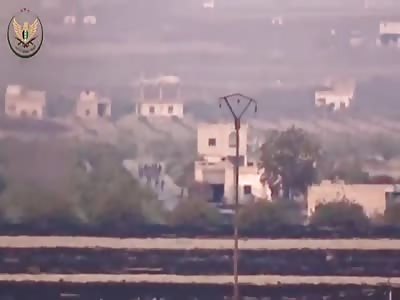 blowing up group of Syrian regime soldiersby tow missile