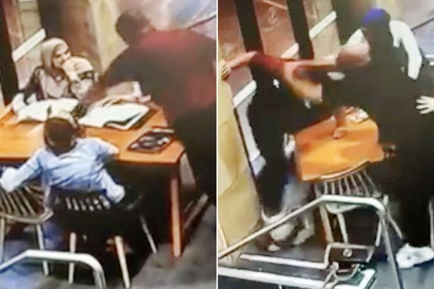 Brutal Attack on Pregnant Muslim Woman in Sydney Cafe (Another Angle)