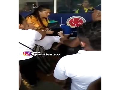 bitch fight from Colombia