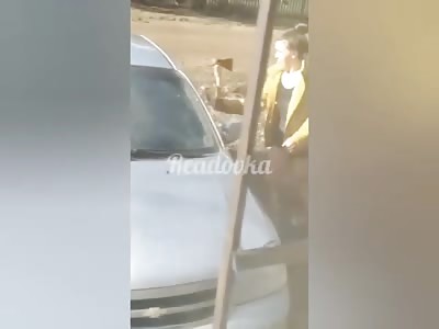 Crazy Bitch Takes Care of Cheating Boyfriends Car