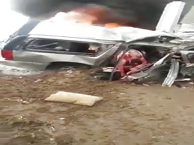 Many Dead shattered bodies after deadly shocking accident in ksa
