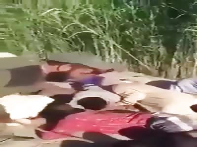 Iraqi militia soldier torturing innocent civilians 