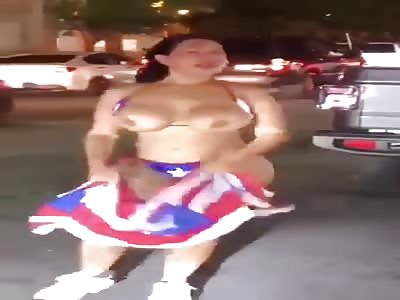 Joe Biden supporters show off