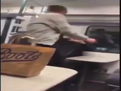 Abusive Man Assaults Citizen Before Being Taught A Lesson By Polish Pa