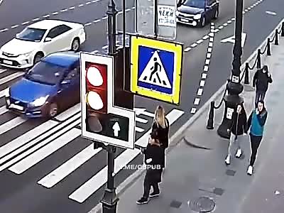 Woman hit by bus 