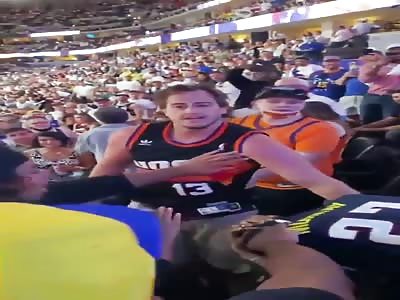 Nuggets Fans Started A Fight With A Phoenix Suns Fan 