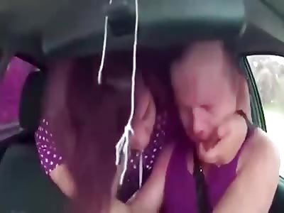 Drunk fat ass Russian woman attack taxi driver 