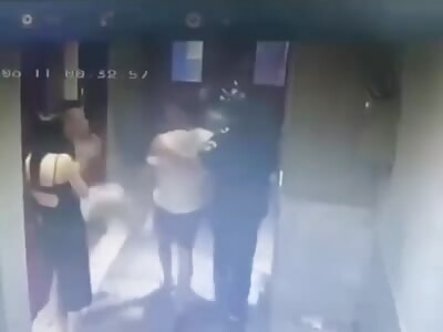 Husband beat the shit out of drunk man for touching boobs of his wife 