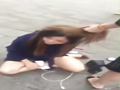 Mistress savagely beaten by angry wife 