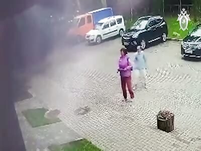 Owner of a Store Set on Fire by Drunk Russian Man