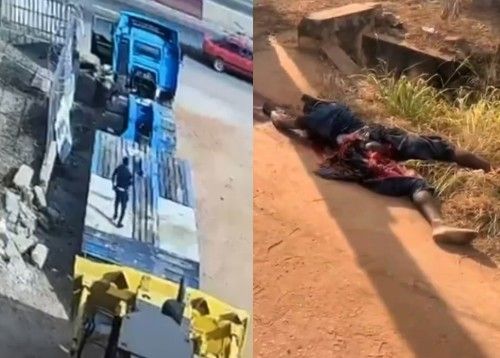 Man Crushed To Death By Bulldozer in Ghana (CCTV and Aftermath)