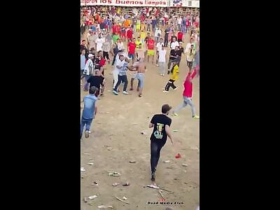 His neck that ended up airborne (Another Angle)