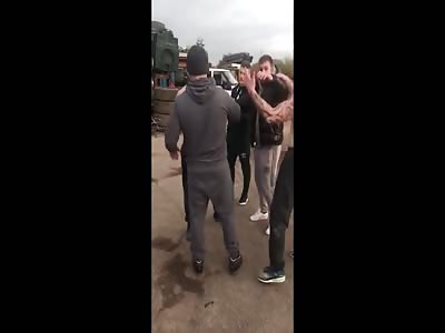 A fight at work while the boss is away