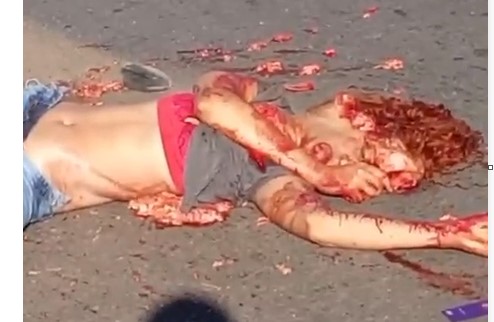 woman turned into a trucked paper