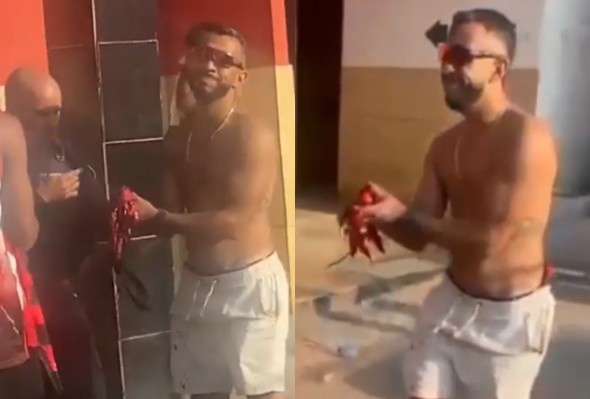 Brazilian Football Fan Lost Palm After Firework Explosion