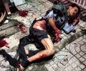 Backup charger explosion