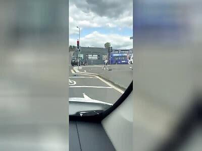 Crazy naked guy in Glasgow. 
