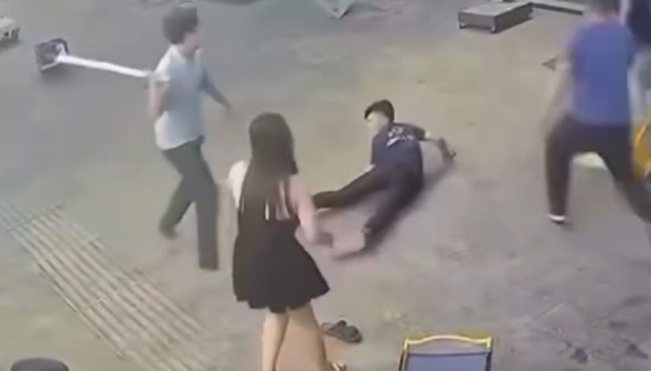 Street Fight In Vietnam Ends With Seizure