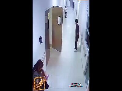 death attacking in a white coat