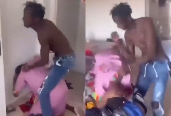 Domestic Violence Caught On Camera:Man Cruelly Beats Helpless Wife