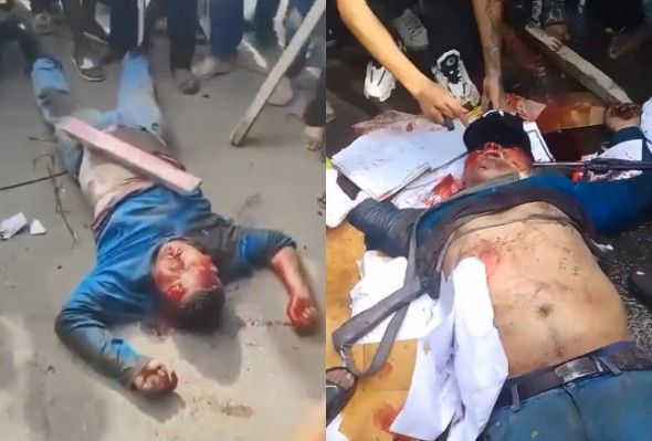 Officer Gets Lynched By Mob For Shooting At Rioters In Nepal