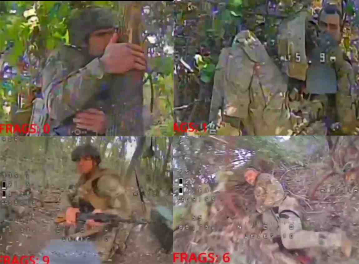 Ukrainians are eliminated by FPVs. 