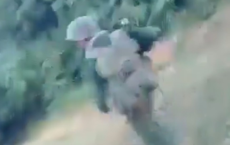 Myanmar Soldiers Finishing Off Survived After Battle Rebels