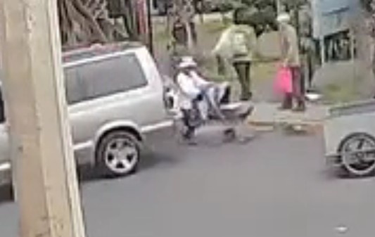 A woman is run over in Mexico City while going about her normal day.