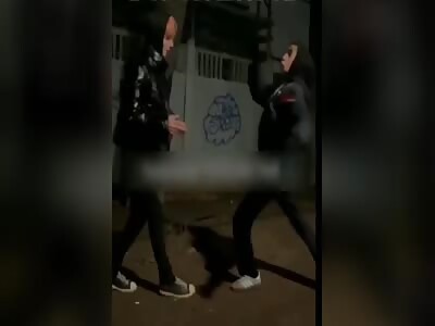 Skinheads attack a guy because of his hair