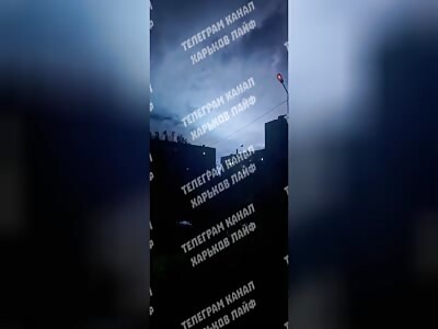 A swarm of Russian drones hit the Dnipro Chemigov nuclear power plant 