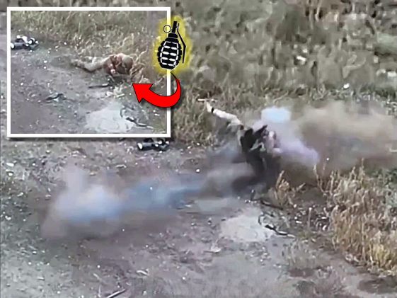 BOOM: Piteous Russian Primes His Precious Grenade