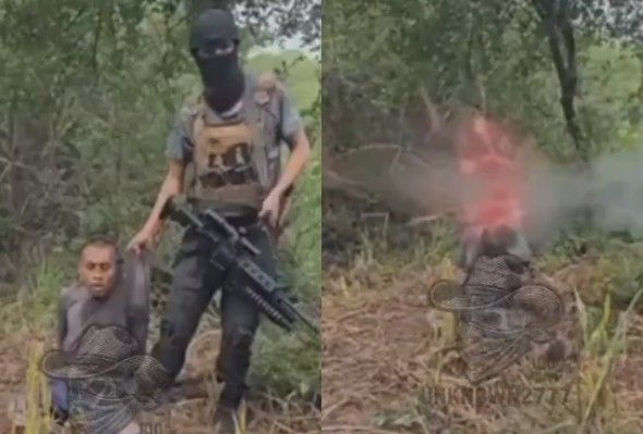 BRUTAL:Captured Rival Executed By Cartel Sicario In Sinaloa