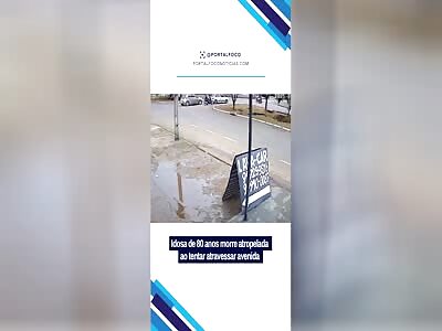  80-YEAR-OLD GRANDMA BEING RUN OVER AND KILLED