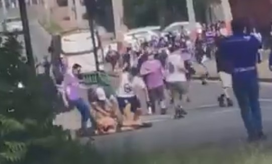 Football Fan Attacked And Clubbed By Entire Army Of Rival Team Fans