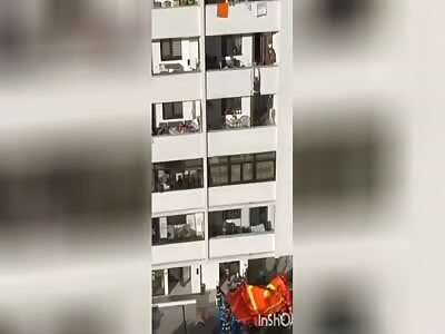 Man Jumped To His Death After Slicing His Own Throat        