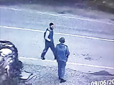Caught on CCTV: Suicide Bomber Explodes and Kills His Target