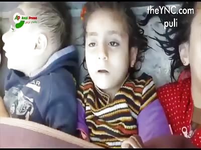  Children massacred by Assad's toxic gas (video2)
