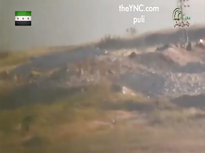 Rebels blowing up a second group of pro Assad forces with TOW in Northern Hama