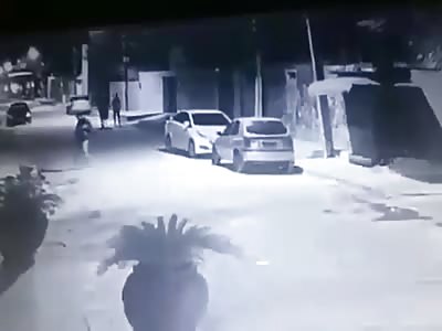 CCTV. attempted robbery with a dead robber
