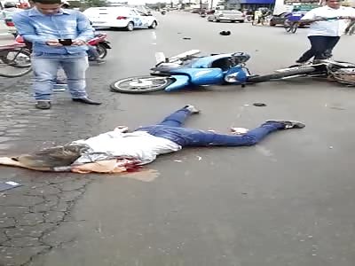 MOTORCYCLE ACCIDENT WITH FATAL VICTIM