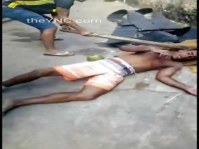  Thief Beaten with Shovel for Stealing Cell Phone from Drug Trafficker