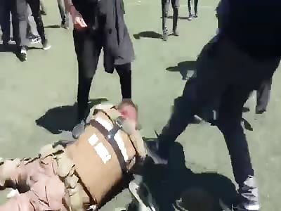Chilean Police Brutally Beaten by Protesters