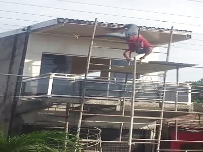 Brazilian Worker Keeps Being Fried by Electricity